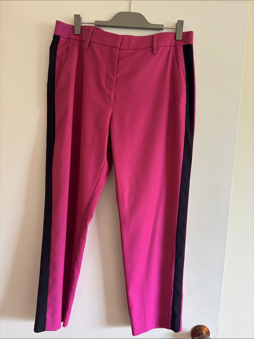Bardot Bright Pink Blazer with Black Side Stripes